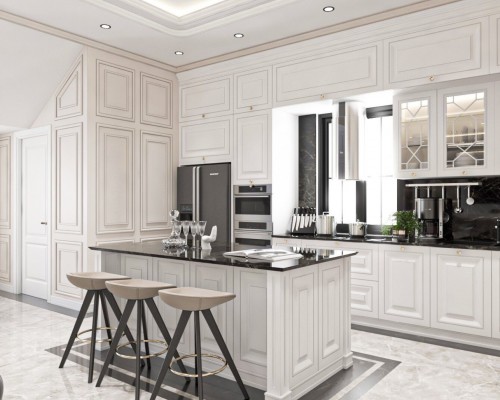 Tủ bếp Tân cổ điển Vũng Tàu